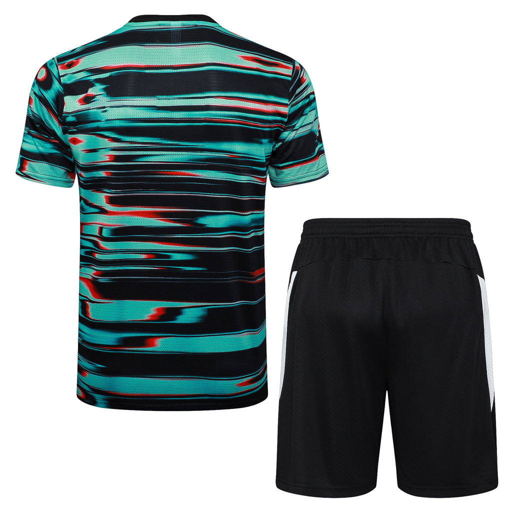 Kit Pre-Treino Seleção Portugal Conjunto Adulto/Infantil (Versão Torcedor)