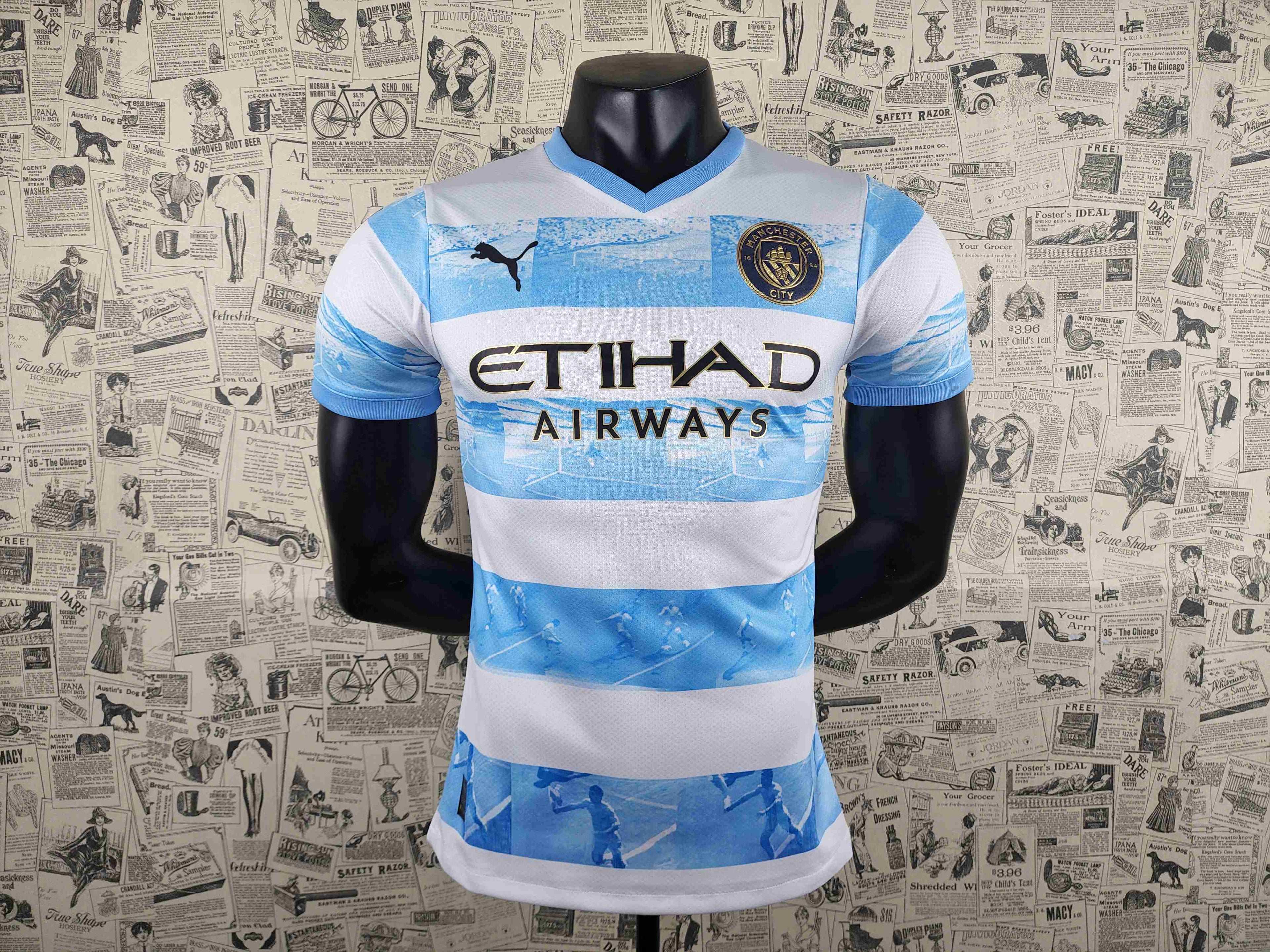Camisa Manchester City "Blue Moments" 23/24 (Versão Jogador) | EDIÇÃO ESPECIAL