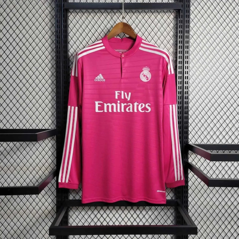 Camisa Real Madrid Away 14/15 (Versão Manga Longa Torcedor Retrô)