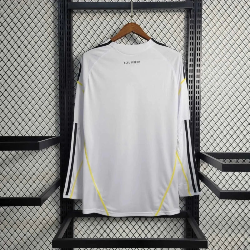 Camisa Real Madrid Home 09/10 (Versão Manga Longa Retrô)