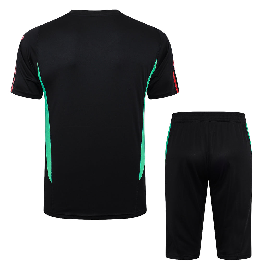 Kit Pre-Treino Manchester United F.C. Conjunto Adulto/Infantil (Versão Torcedor)