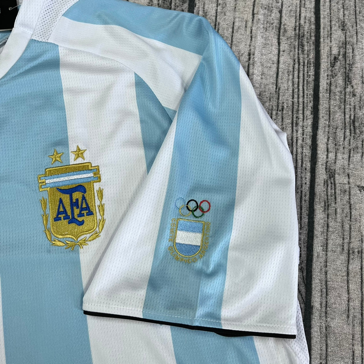 Camisa Seleção Argentina Home 2008 (Versão Retrô)