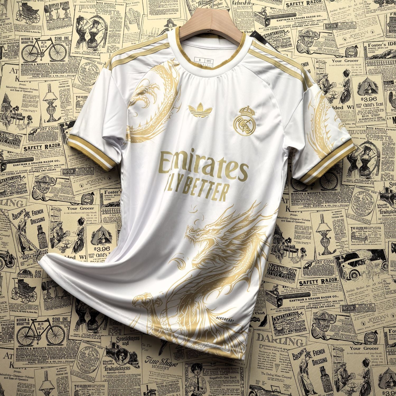 Camisa Real Madrid "White Dragon" 24/25 (Versão Torcedor) | EDIÇÃO ESPECIAL