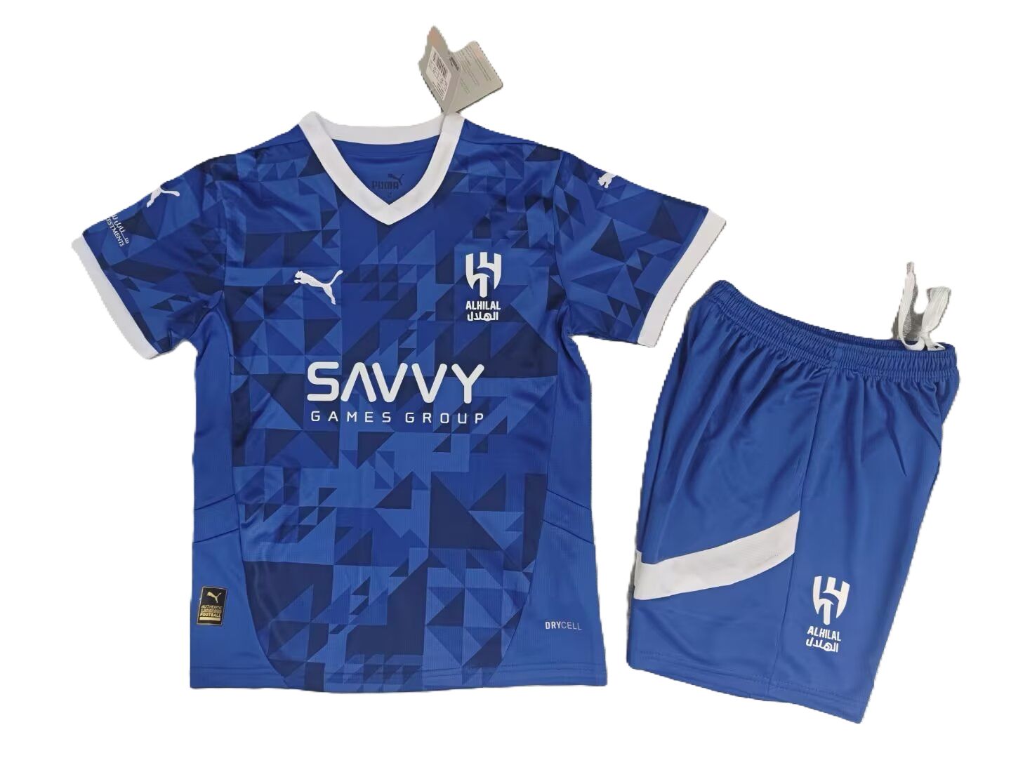 Kit Al Hilal Home 24/25 Conjunto Infantil (Versão Torcedor)