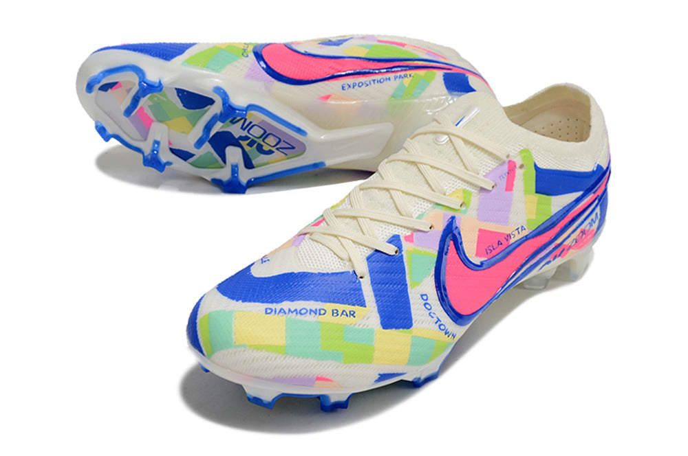 Nike Air Zoom Mercurial Superfly 9 Elite FG Firm-Ground Football Boot - White/Rainbow | Football Boots