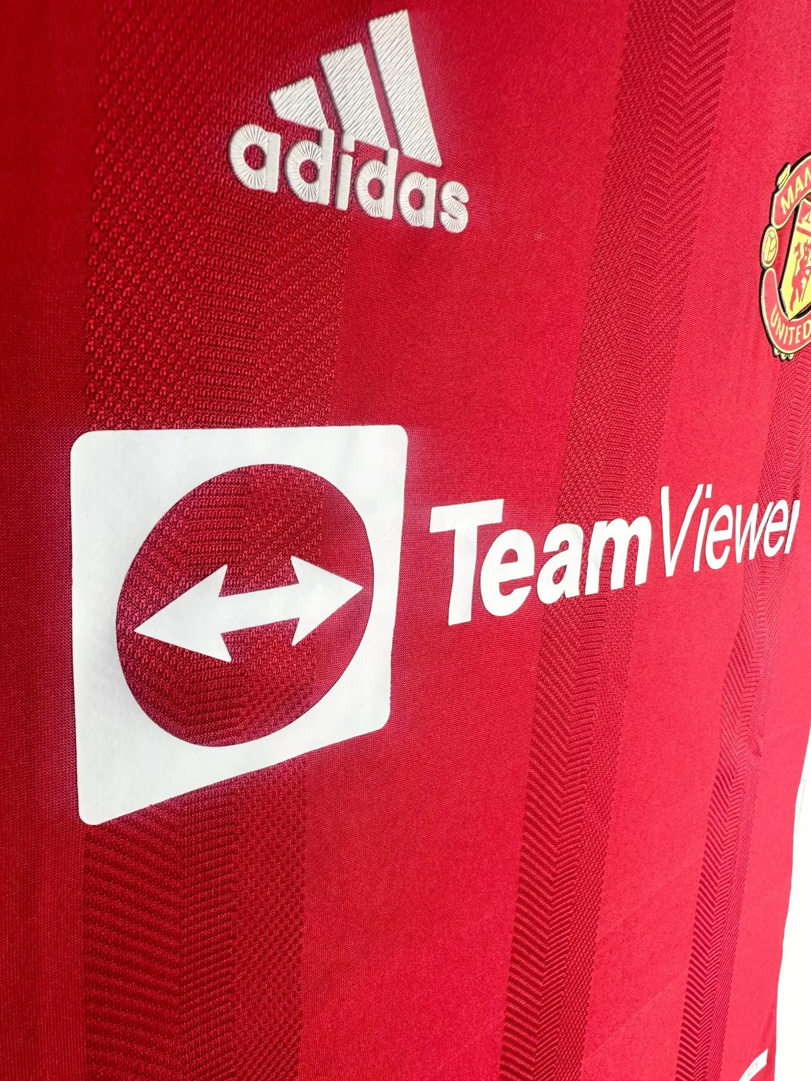 Camisa Manchester United Home 21/22 (Versão Manga Longa Jogador Retrô)