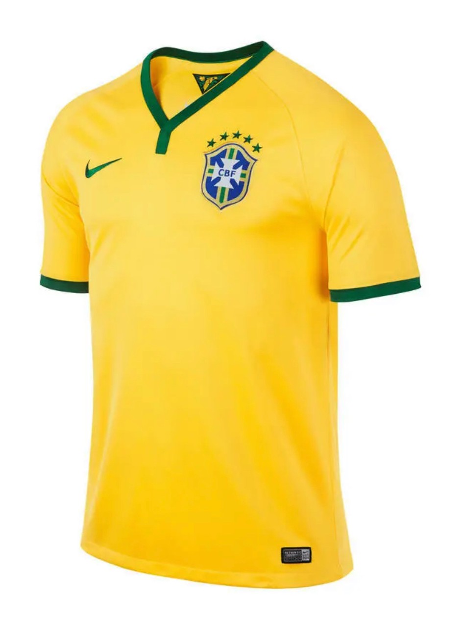 Camisa Seleção Brasileira 2014 Home (Versão Retrô)