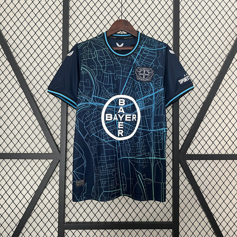 CAMISOLA BAYERN LEVERKUSEN EDIÇÃO ESPECIAL LIMITADA AZUL 24/25 homem