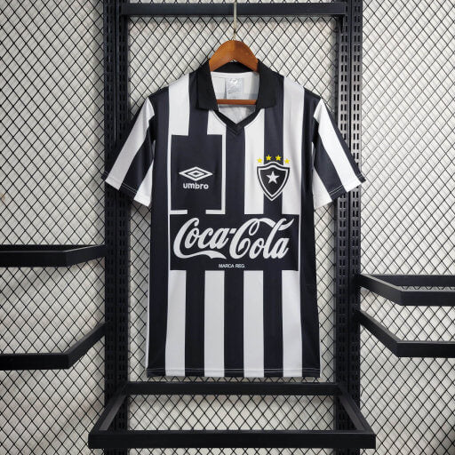 Camisa Botafogo Retrô 1997 - Preta e Branca