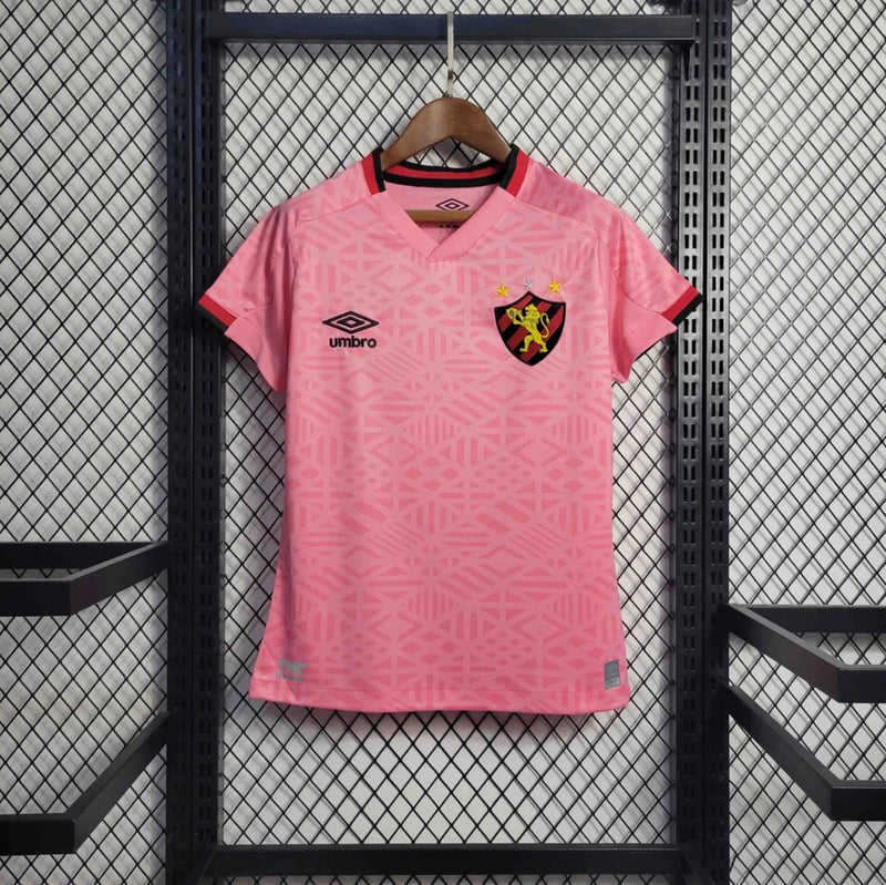 Camisa Sport 23/24 s/n° Outubro Rosa Umbro Masculina - Rosa+Preto