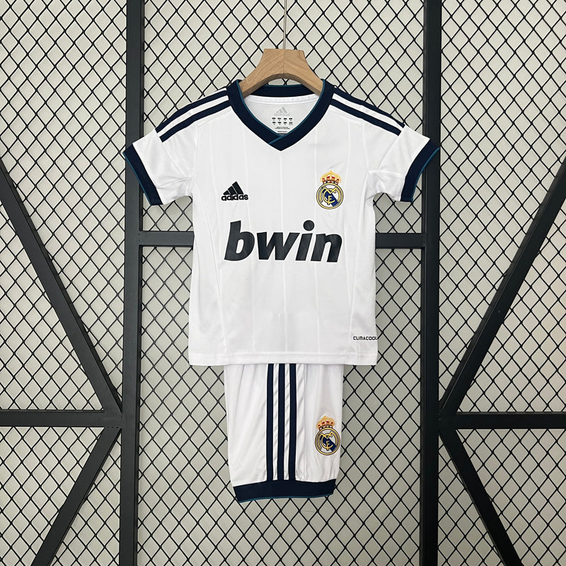 CAMISOLA REAL MADRID I 12/13 CONJUNTO INFANTIL (RETRO)