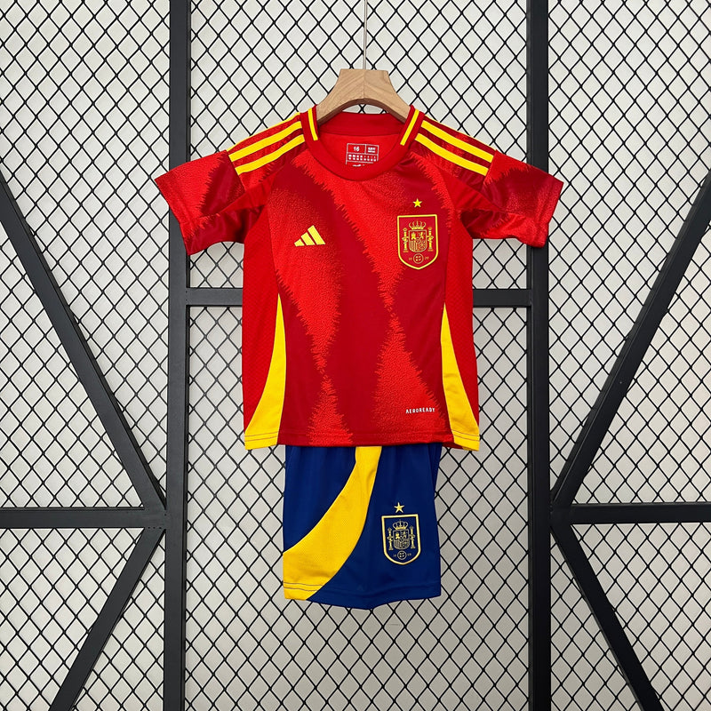 CAMISOLA ESPANHA I EURO 2024 CONJUNTO INFANTIL