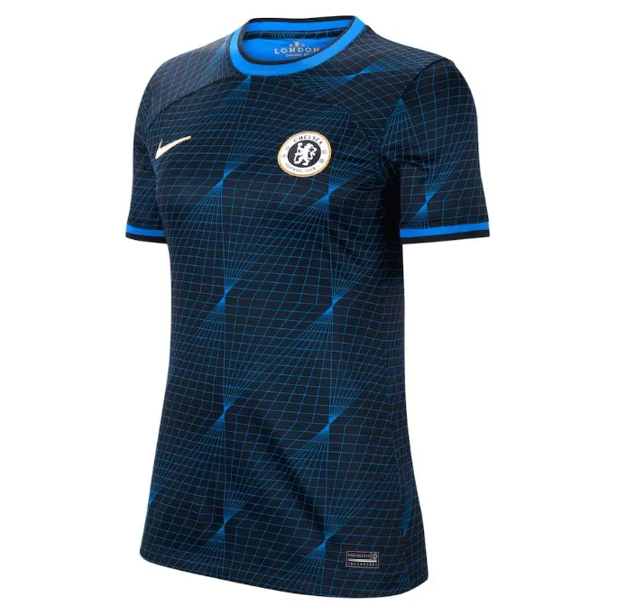 Camisa Chelsea Away 23/24 s/n° Torcedor Feminina - Azul