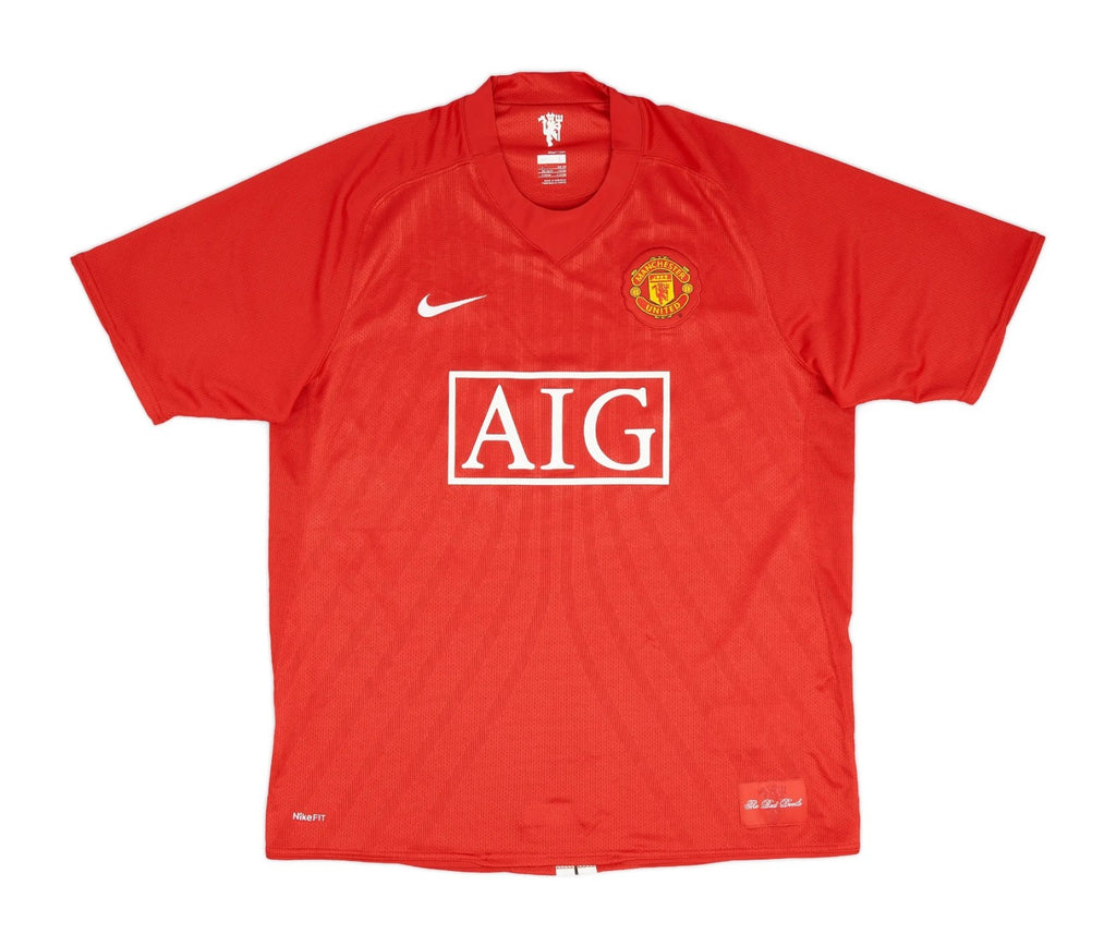 Camisa Manchester United Home 07/09 (Versão Retrô)