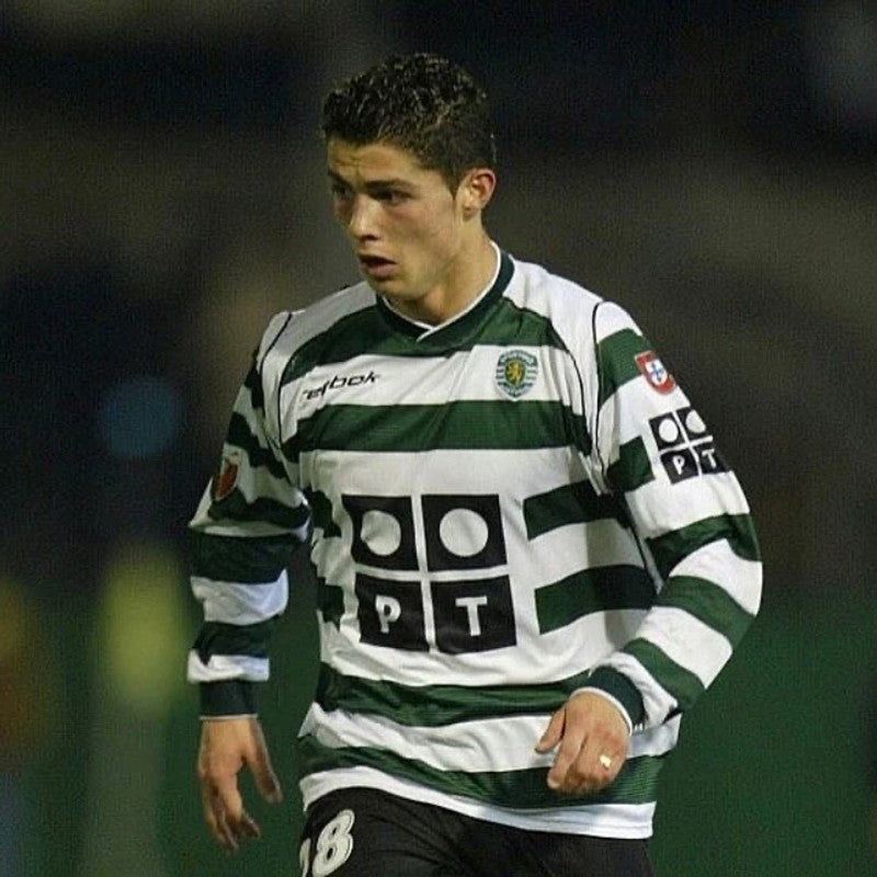 Camisa Sporting CP Home 02/03 (Versão Manga Longa Retrô)