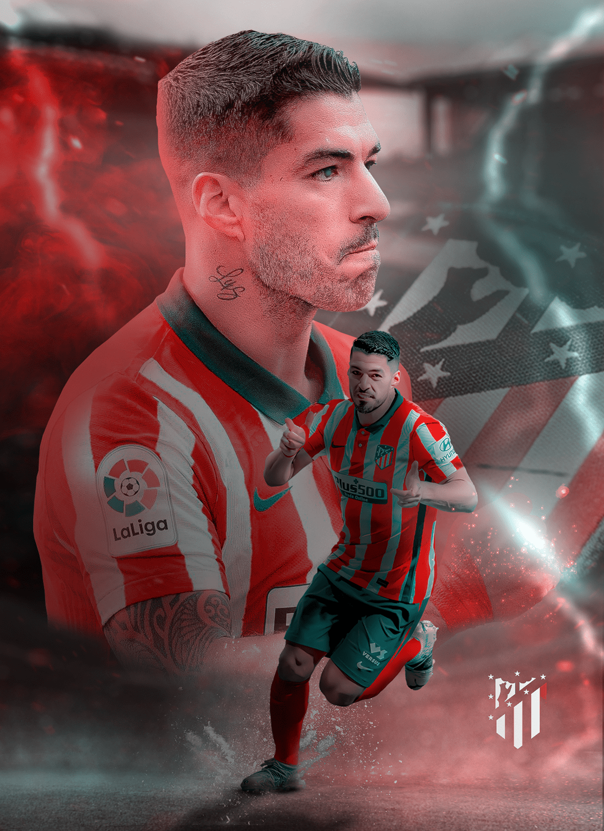 KIT ÍDOLO Luis Suárez| Home Atletico de Madrid 20/21