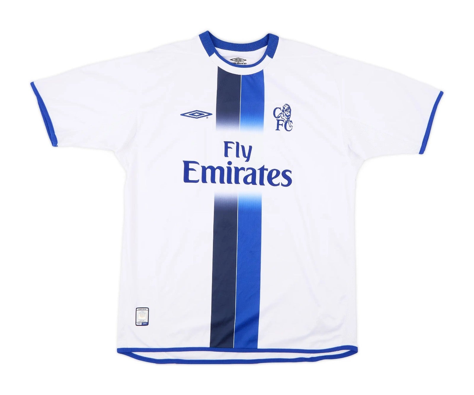 Camisa Chelsea F.C. Away 03/05 (Versão Torcedor Retro)