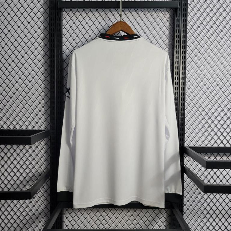 Camisa Manchester United Away 22/23 (Versão Manga Longa Torcedor Retrô)