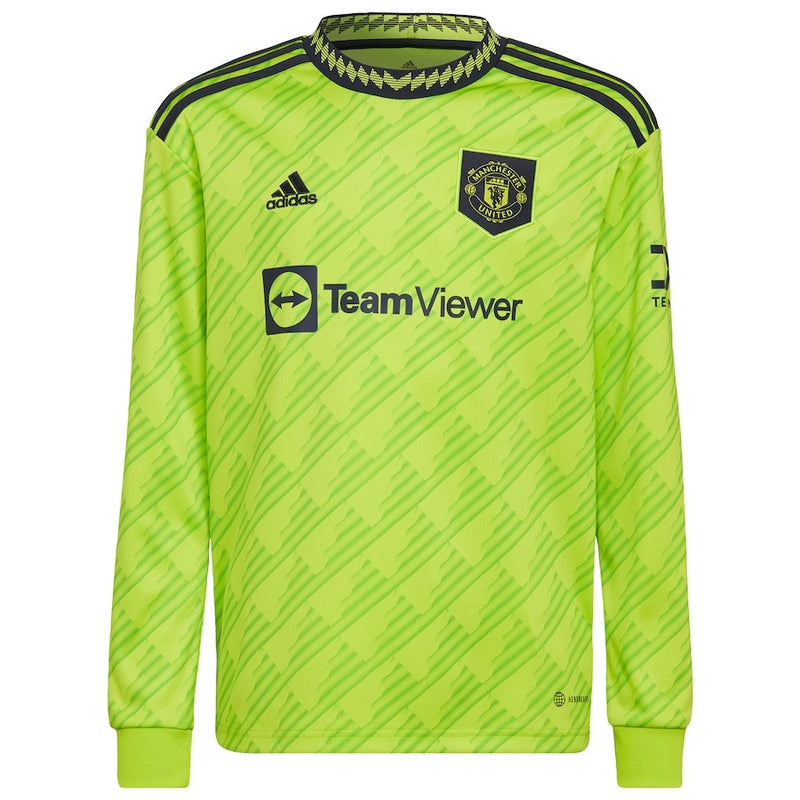 Camisa Manchester United Third 22/23 (Versão Manga Longa Torcedor Retrô)