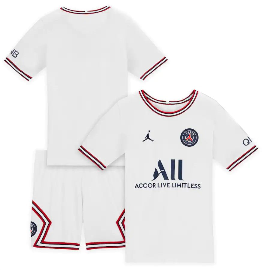 Camisa Paris Saint-Geirman Fourth 21/22 Conjunto Infantil (Versão Retrô)