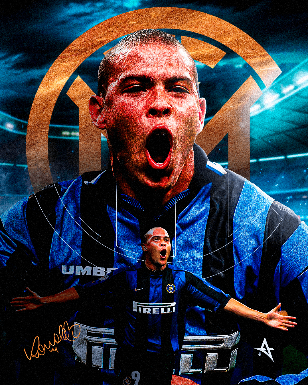 KIT ÍDOLO Ronaldo Fenômeno | Home Inter Milan 1999/2000