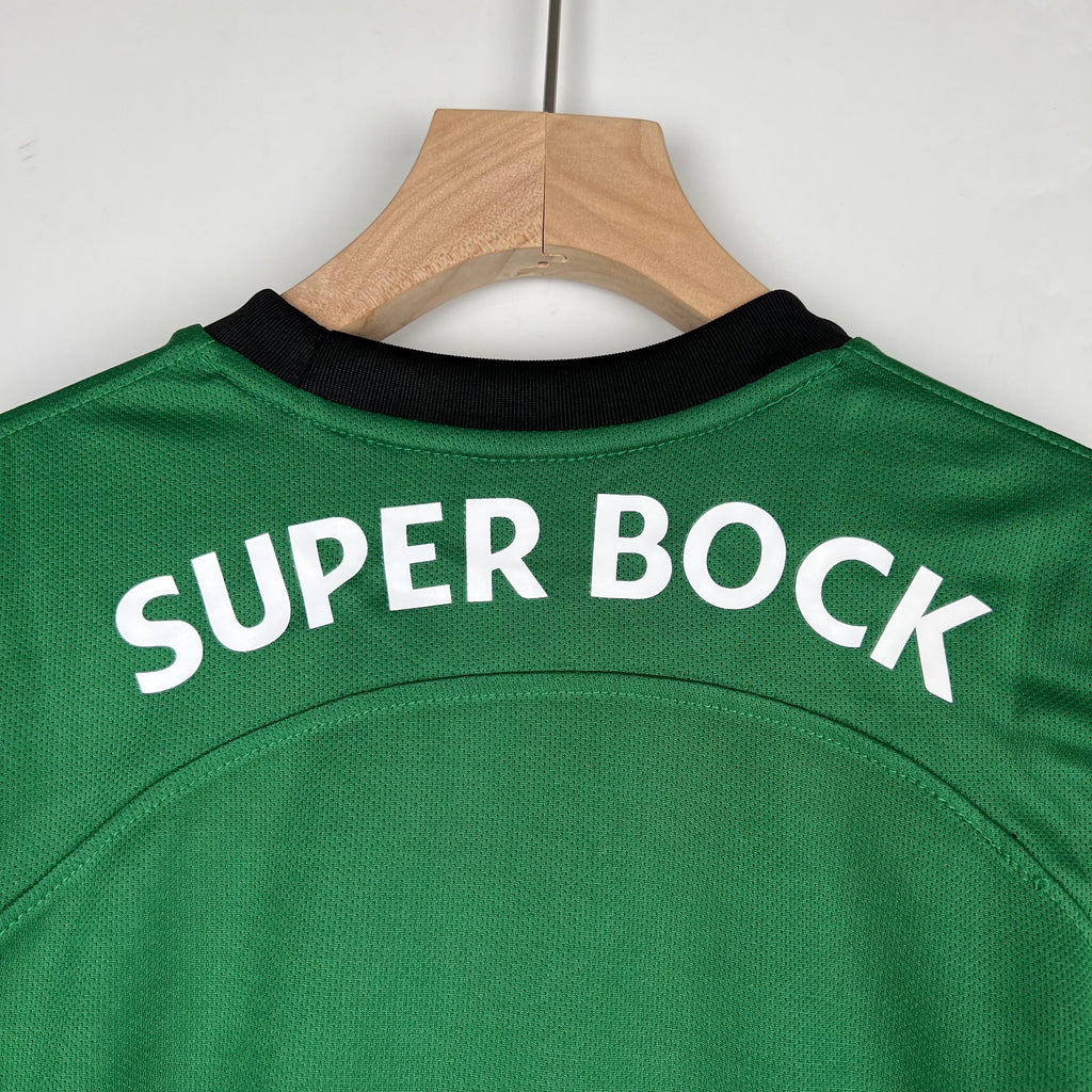 Sporting CP Home 23/24 Conjunto Infantil (Versão Torcedor)