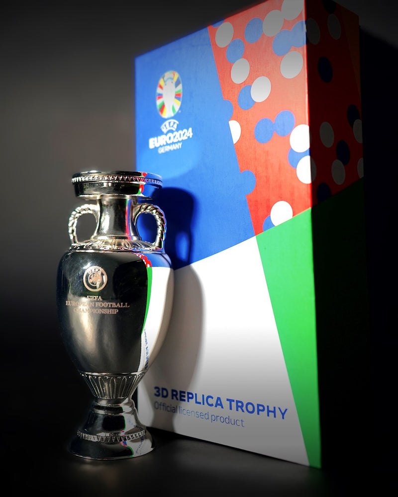 Mini Troféu Réplica Oficial do UEFA EURO 2024 em 3D