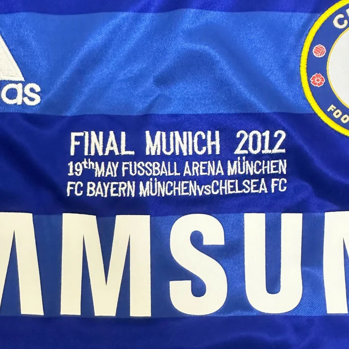 Camisa Chelsea F.C. Home 11/12 (Versão Torcedor Manga Longa Retro)