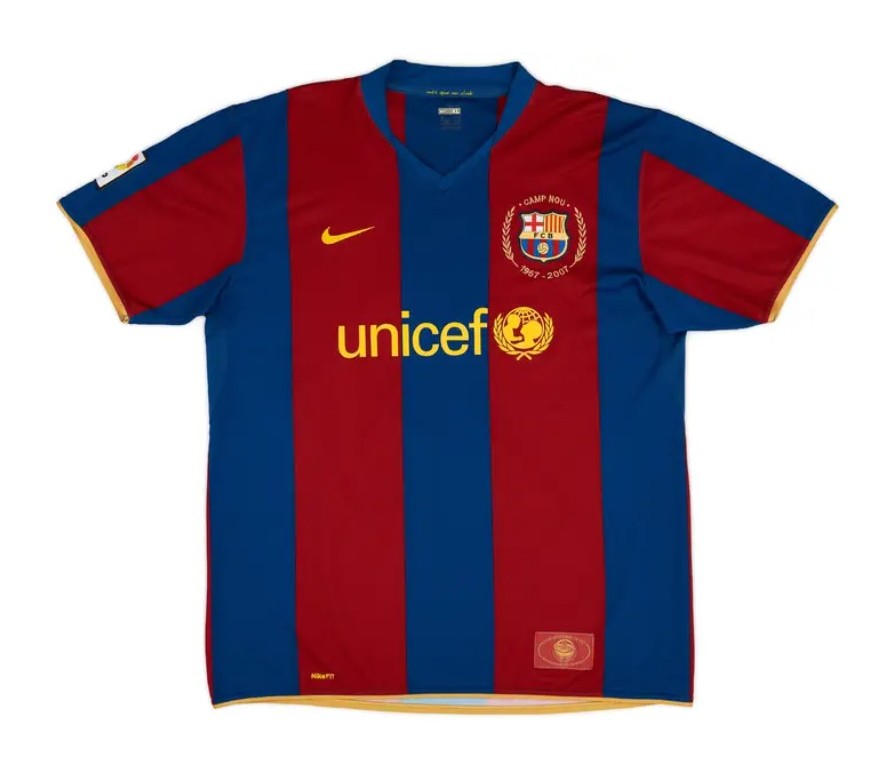Camisa Barcelona Home 07/08 (Versão Retrô)