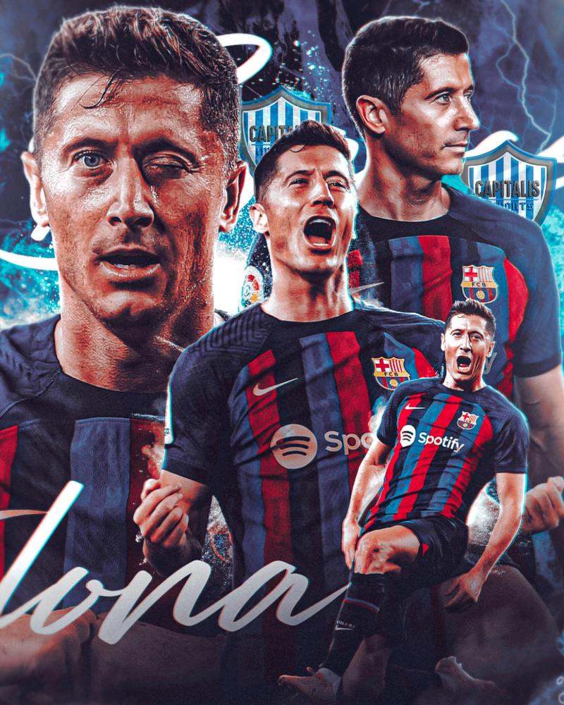 Robert Lewandowski Barcelona 22/25 KIT ÍDOLO (Todas Versões)