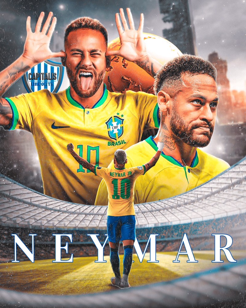 Neymar Júnior Seleção Brasileira KIT ÍDOLO (Versão Jogador)