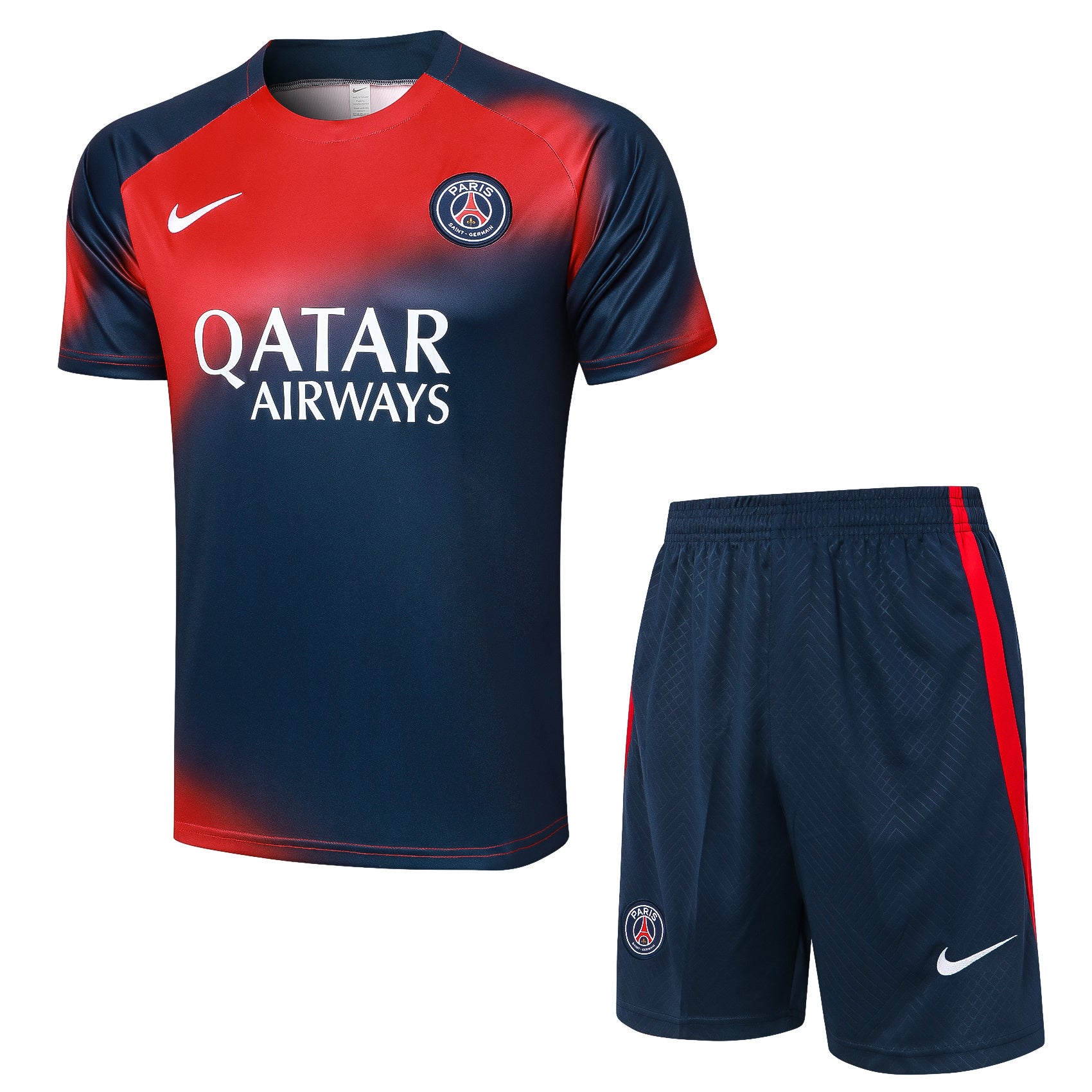 Kit Pre-Treino Paris Saint-Germain F.C. Conjunto Adulto/Infantil (Versão Torcedor)