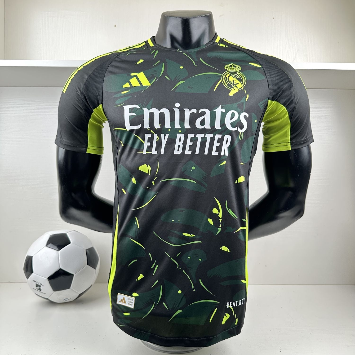 Camisa Real Madrid "Black Green" 24/25 (Versão Jogador) | EDIÇÃO ESPECIAL