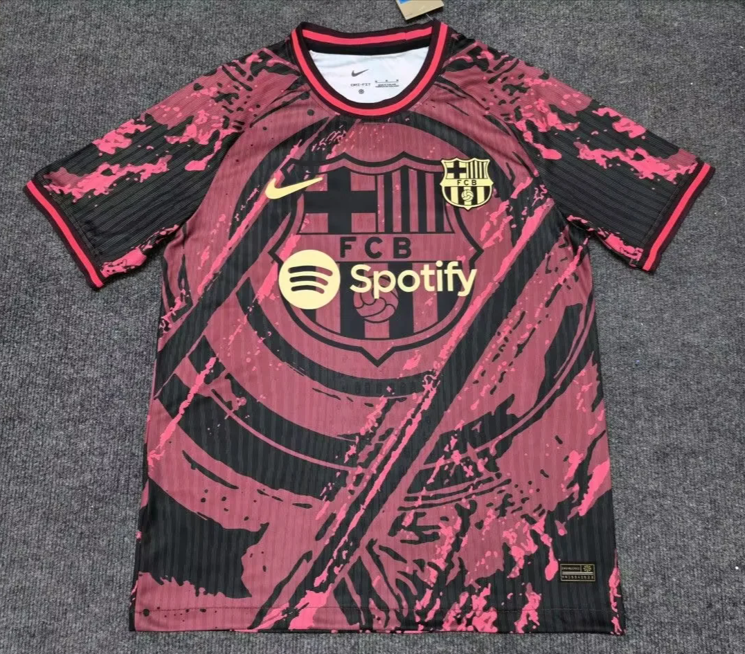 Camisa FC Barcelona "Red Concept Art" (Versão Torcedor) | EDIÇÃO ESPECIAL