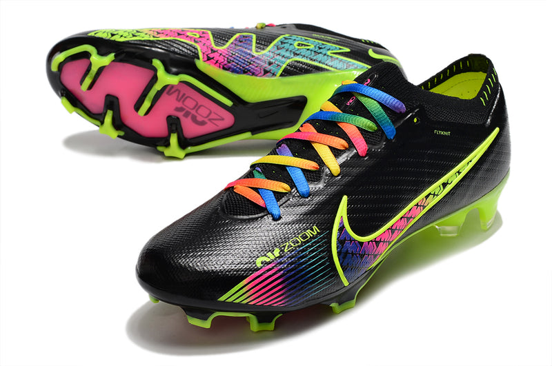 Chuteira de Campo Nike AIR Zoom Mercurial Vapor 15 Elite Black/Rainbow | Football Boots