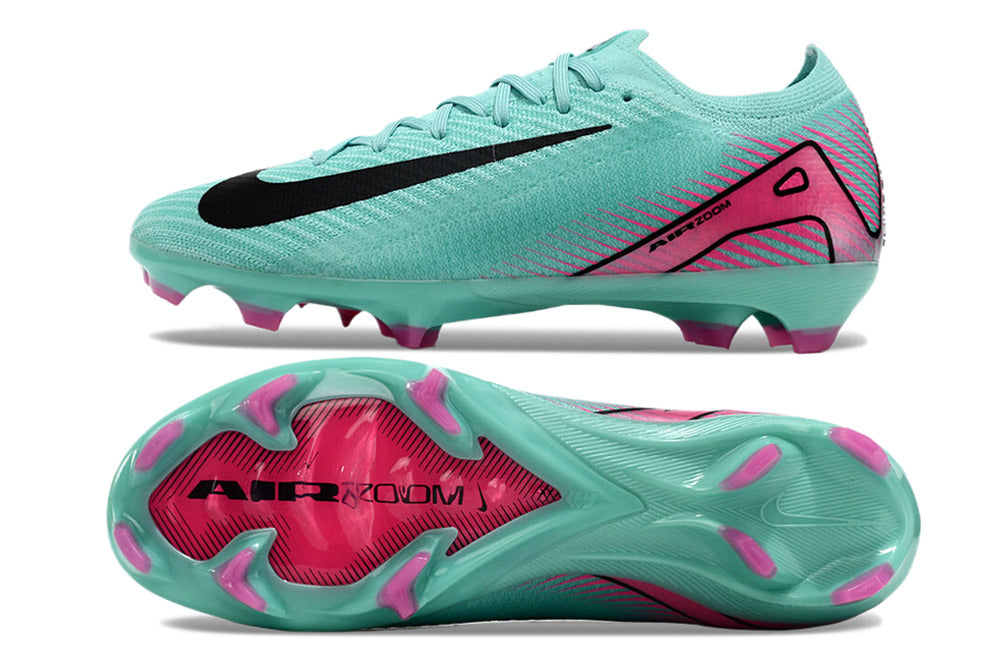 Chuteira de Campo Nike AIR Zoom Mercurial Vapor 16 Elite Pink/Cyan| Football Boots