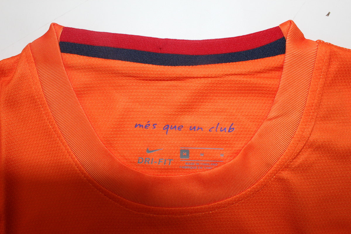 Kit Barcelona Away Conjunto Infantil 12/13 (Versão Retrô)