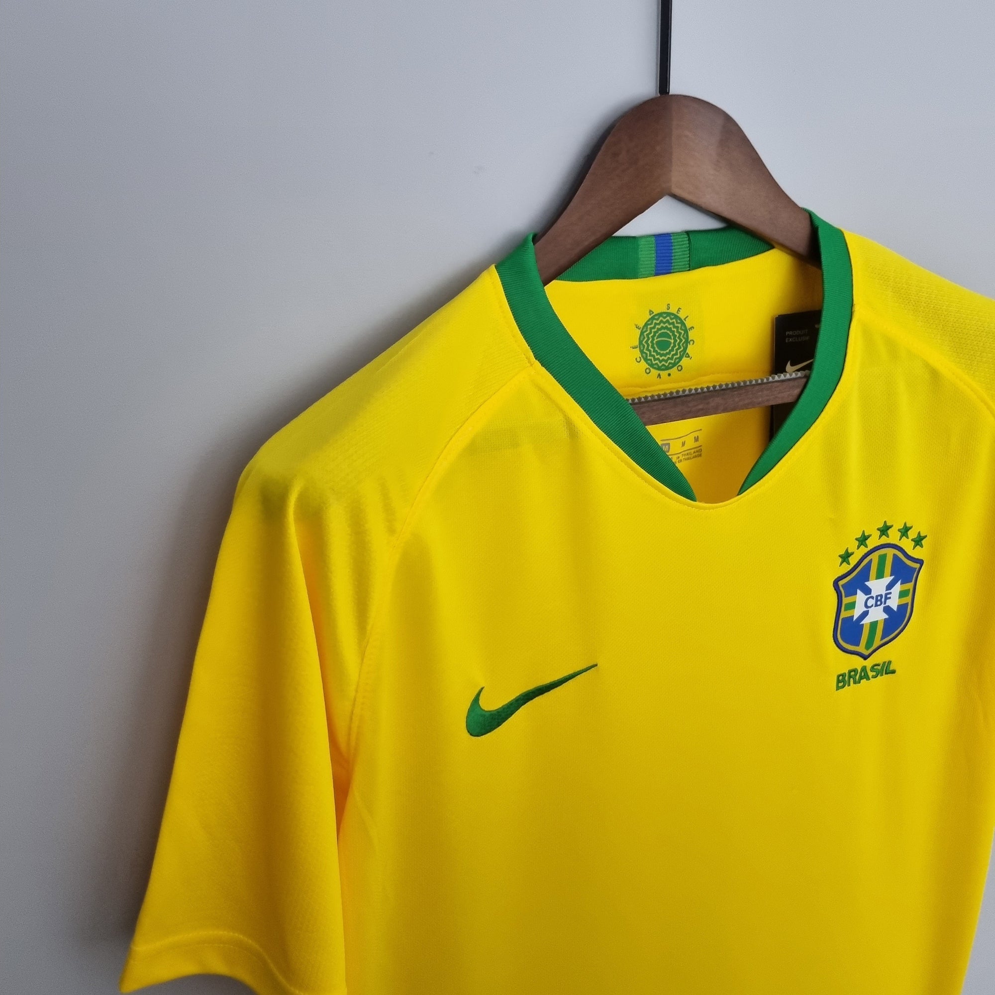 Camisa Seleção Brasileira 2018 Home (Versão Retrô)