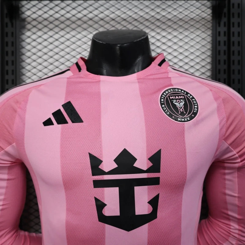Camisa Inter Miami Home 24/25 (Versão Manga Longa Jogador)