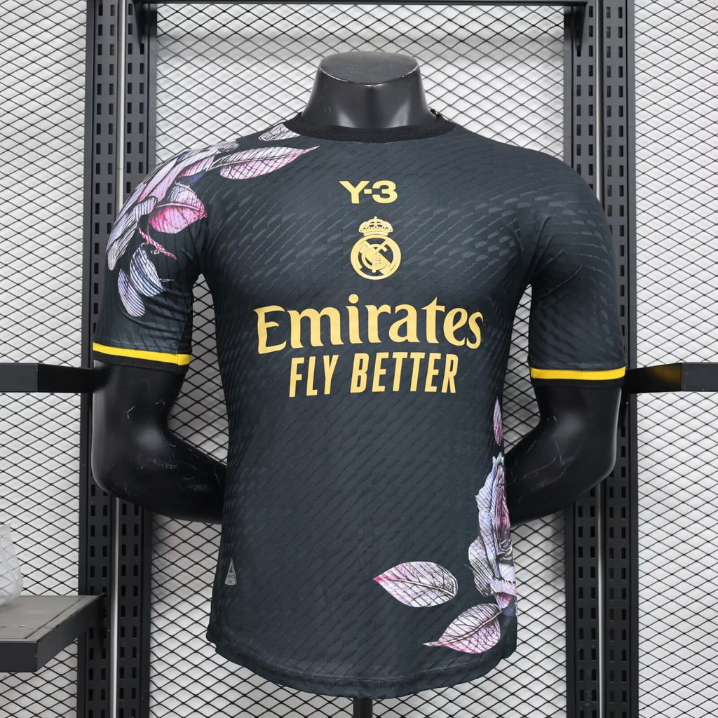 Camisa Real Madrid CF "Y-3 Black Design" (Versão Jogador) | EDIÇÃO ESPECIAL