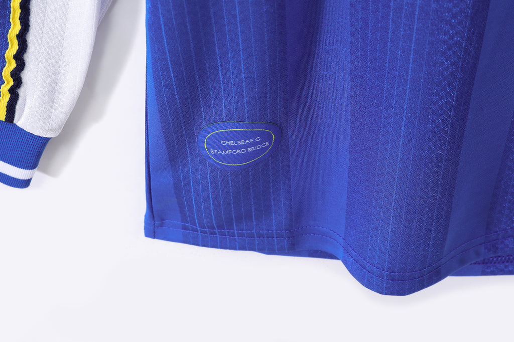 Camisa Chelsea F.C. Home 1997/1999 (Versão Manga Longa Torcedor Retro)