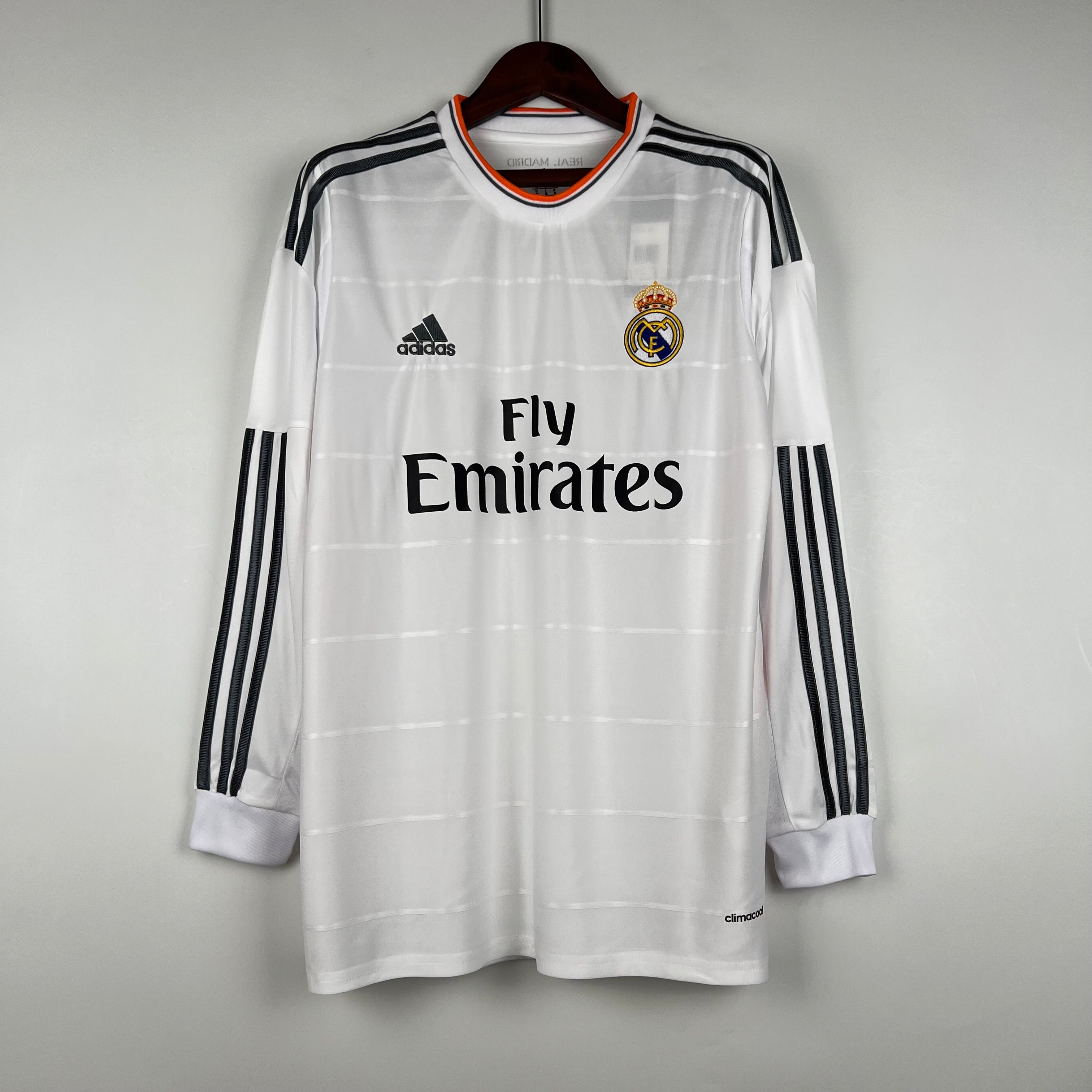 Camisa Real Madrid Home 13/14 (Versão Manga Longa Retrô)