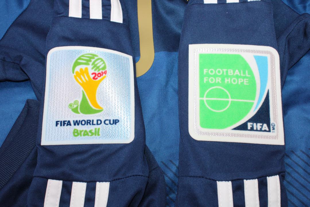 Camisa Seleção Argentina Away 2014 (Versão Manga Longa Retrô)