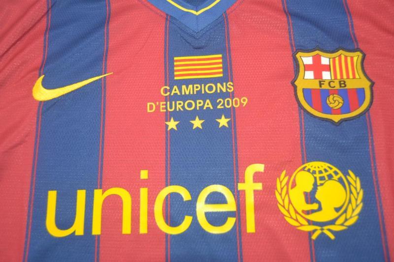 Camisa Barcelona Home 09/10 (Versão Retrô)