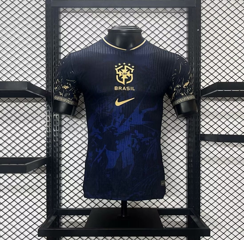 Camisa Seleção do Brasil "Navy Blue Style" (Versão Jogador) | EDIÇÃO ESPECIAL