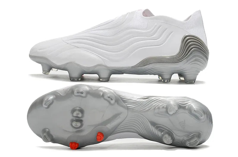 Chuteira de Campo Copa Sense + FG White/Grey | Football Boots