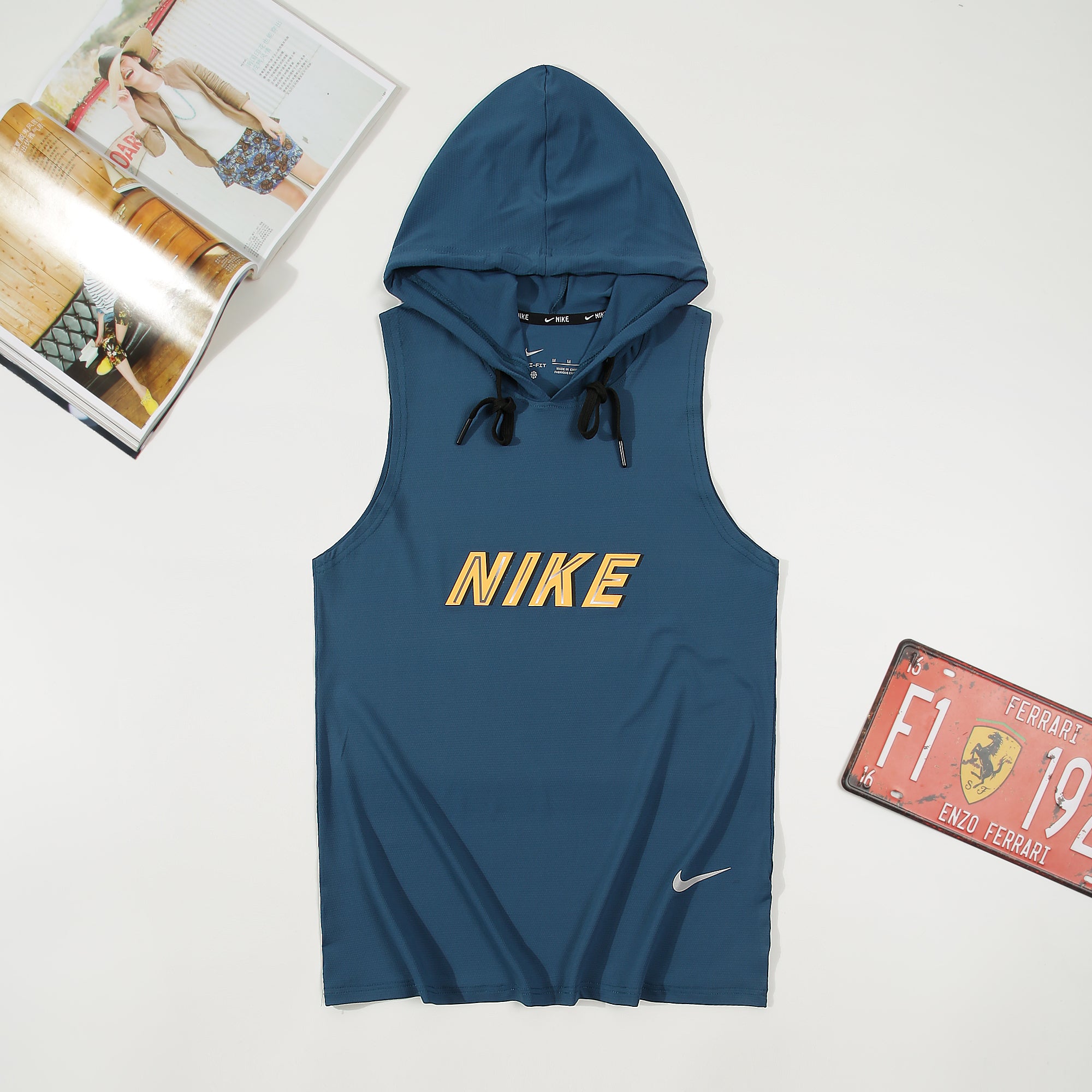 Camisa Regata (Capuz) Nike "Workout" Sportwear | Moda Esportiva