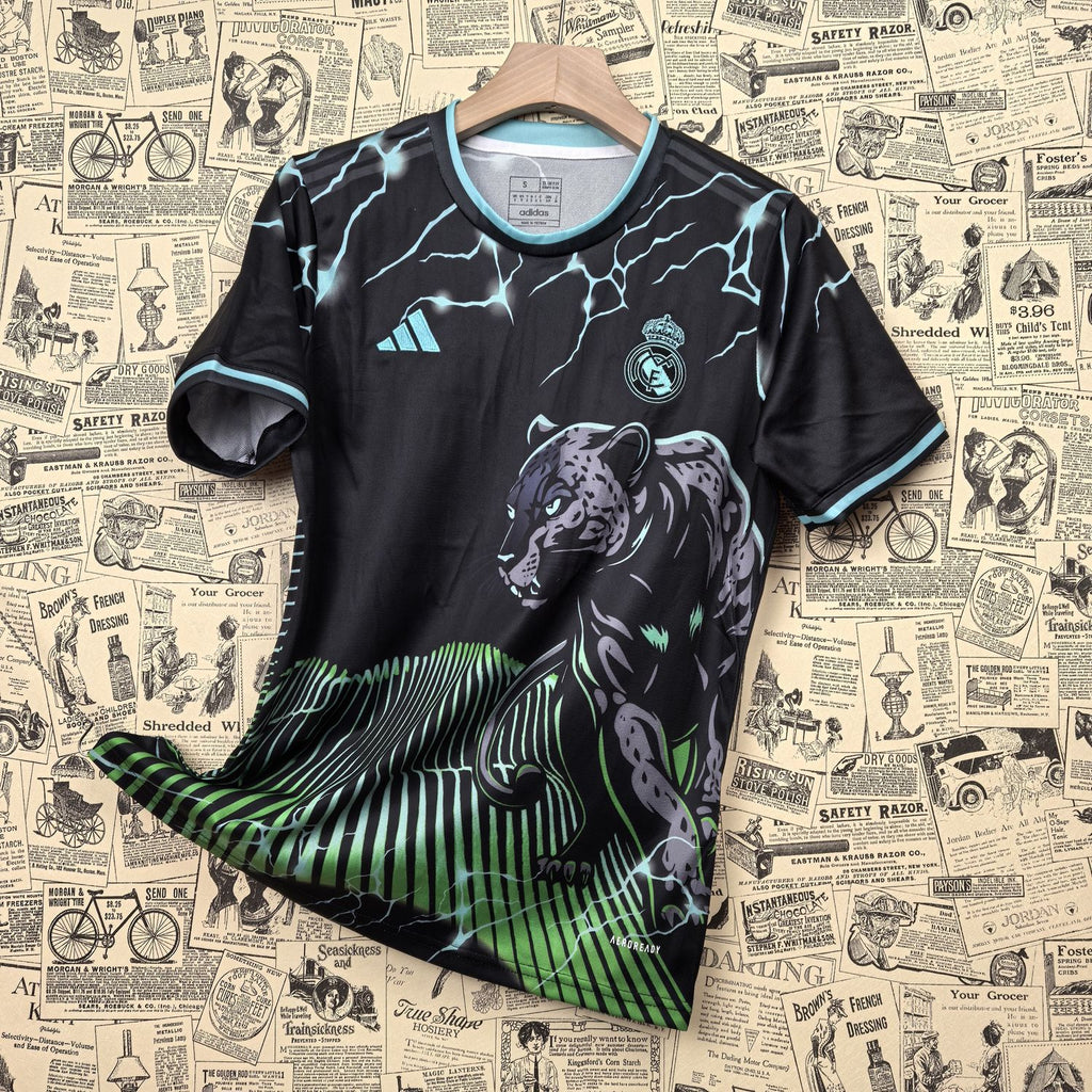 Camisa Real Madrid "Green Panther" 24/25 (Versão Torcedor) | EDIÇÃO ESPECIAL
