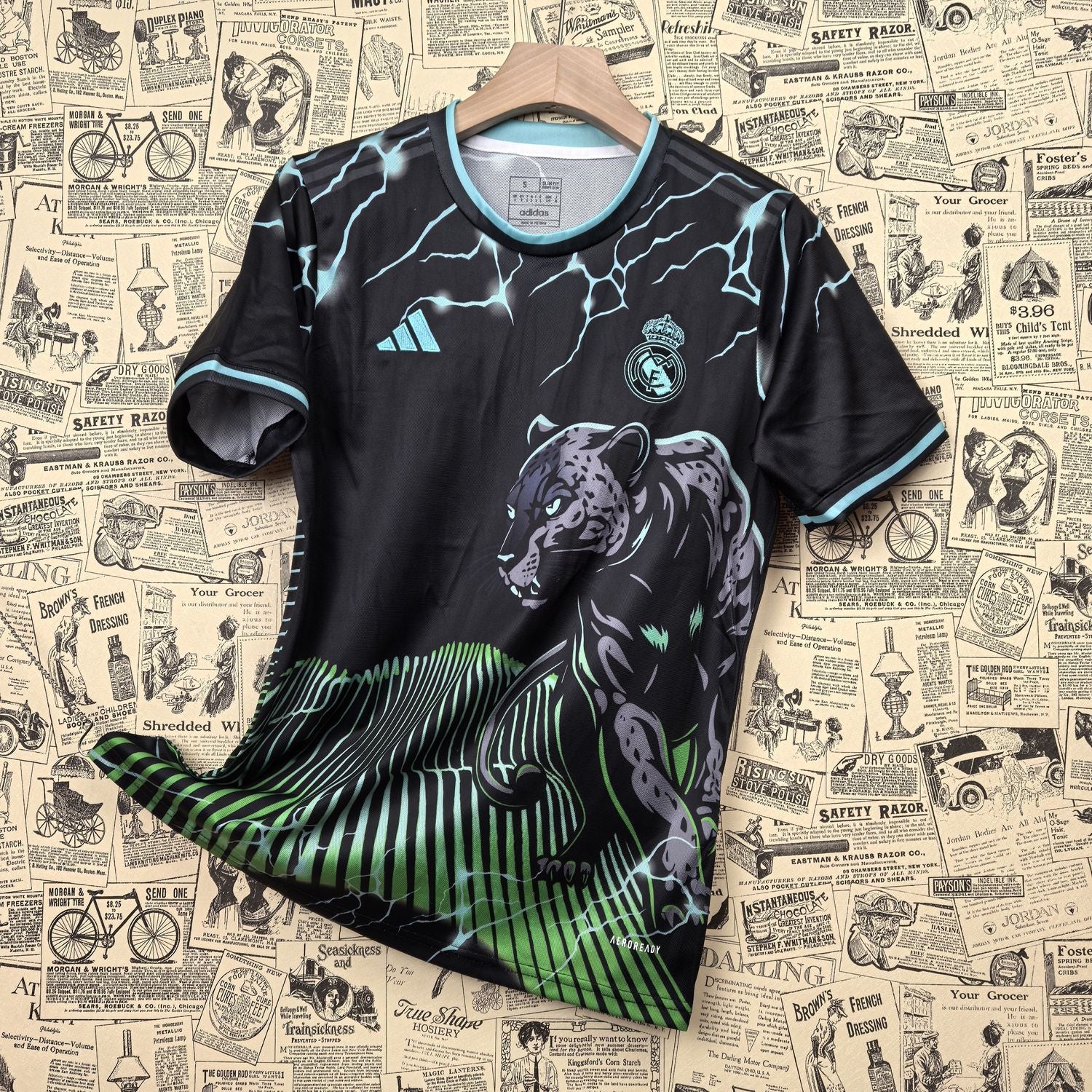 Camisa Real Madrid "Green Panther" 24/25 (Versão Torcedor) | EDIÇÃO ESPECIAL