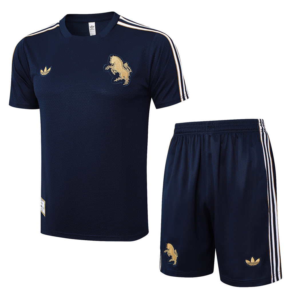 Kit Pre-Treino Juventus Conjunto Adulto/Infantil (Versão Torcedor)